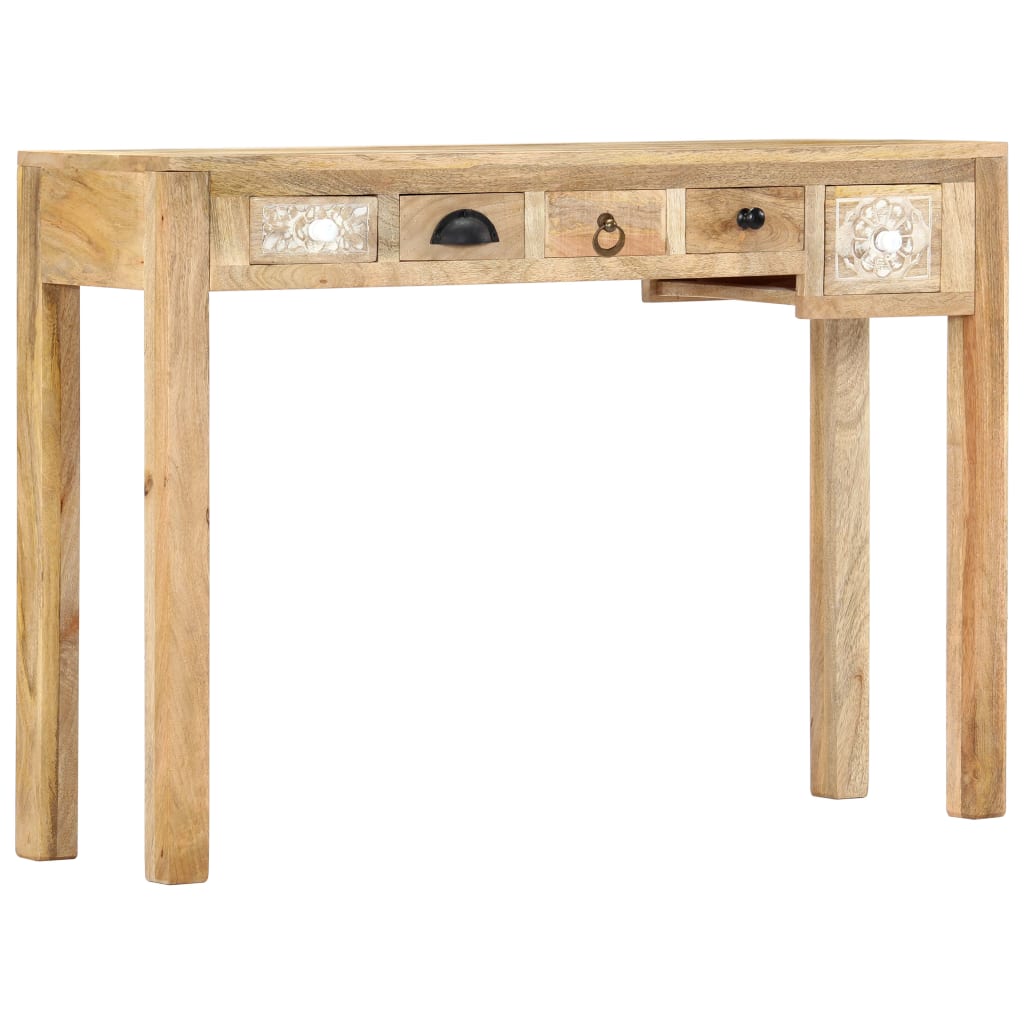 Avlastningsbord Konsollbord Trä 110x30x75 cm massivt mangoträ