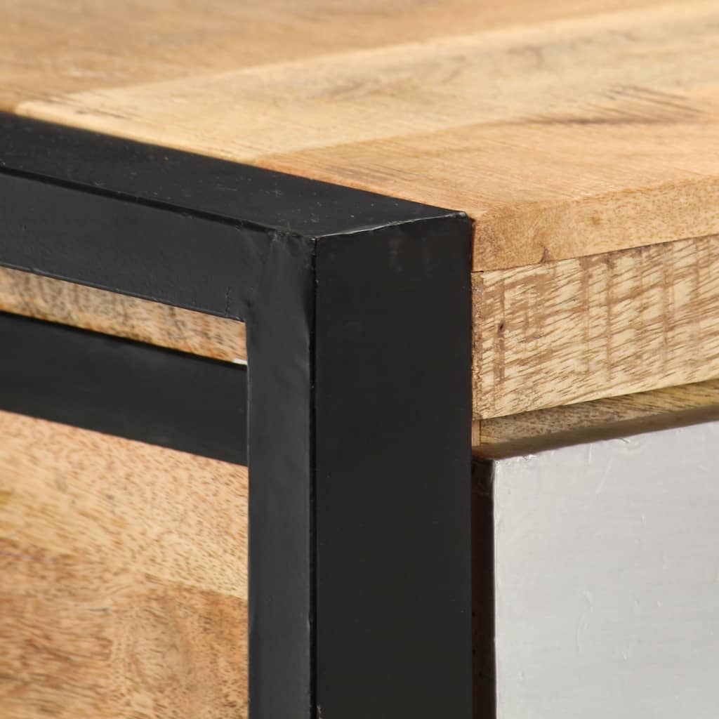 Avlastningsbord 130x30x76 cm massivt mangoträ
