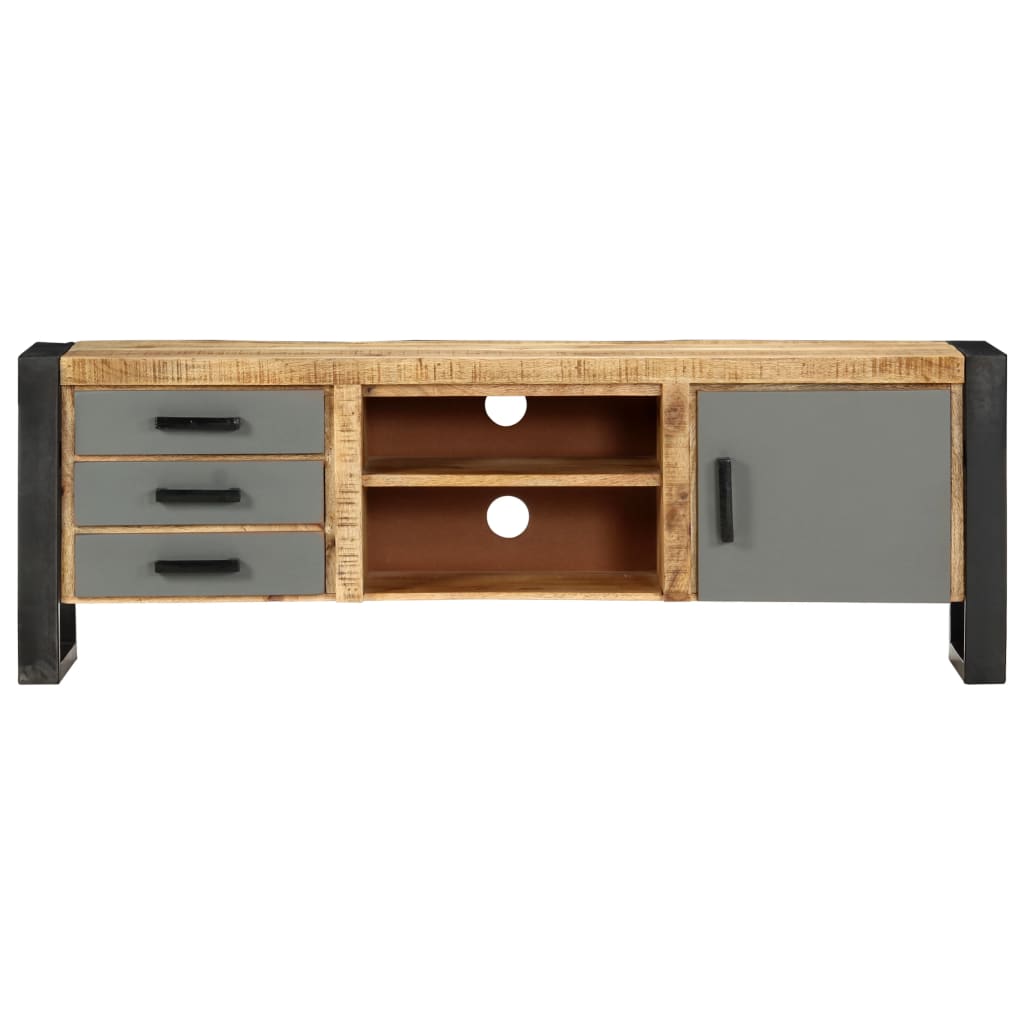 TV-bänk 120x30x40 cm massivt mangoträ
