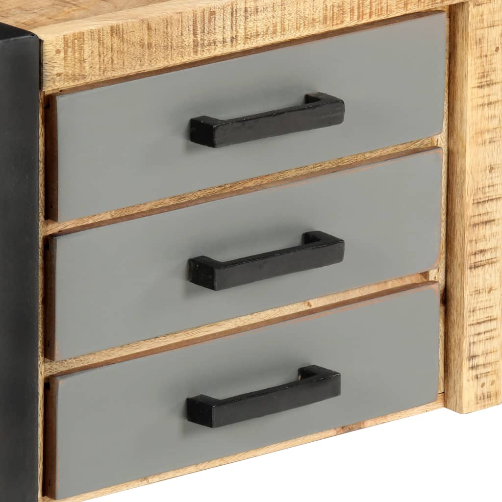 TV-bänk 120x30x40 cm massivt mangoträ