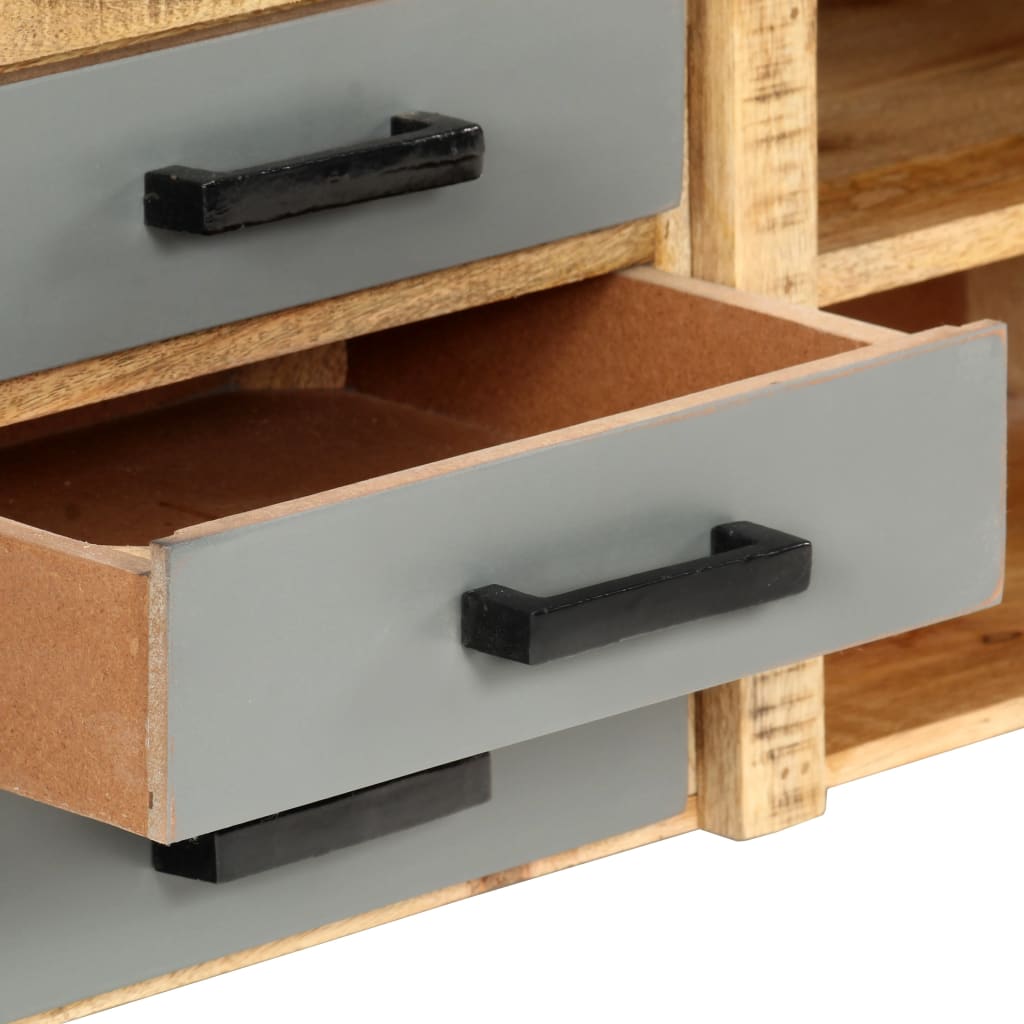 TV-bänk 120x30x40 cm massivt mangoträ