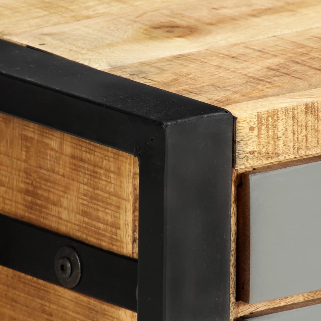 TV-bänk 120x30x40 cm massivt mangoträ