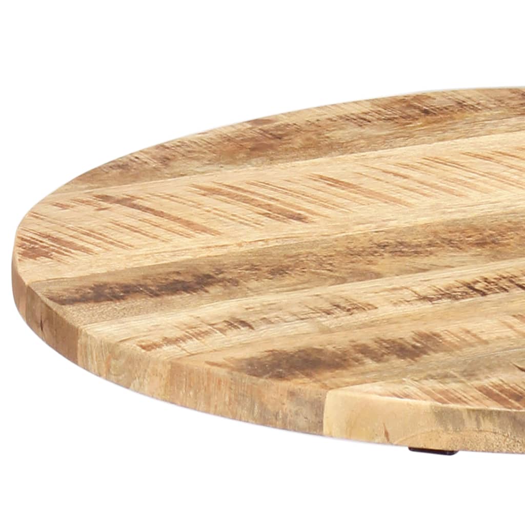 Sidobord Trä 60x(46-63) cm massivt mangoträ och gjutjärn