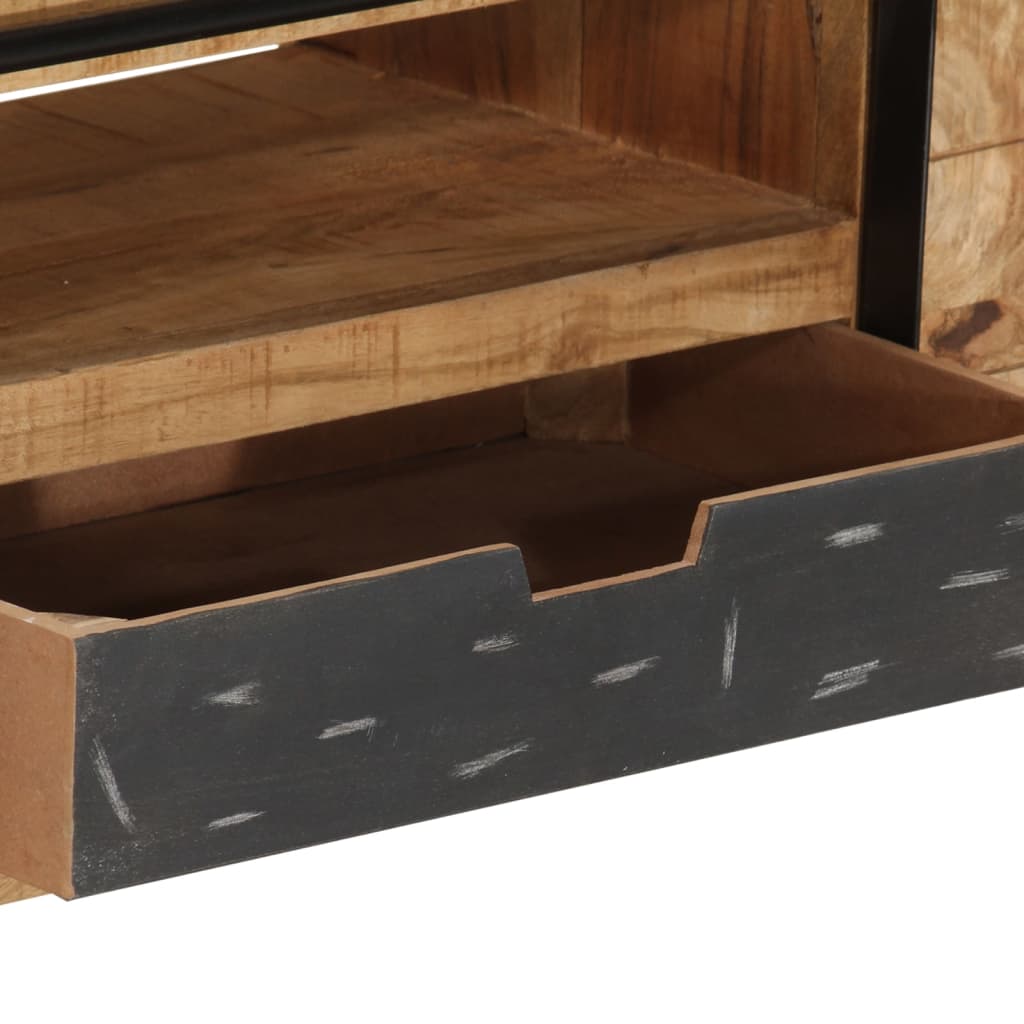 TV-bänk 120x30x40 cm massivt mangoträ