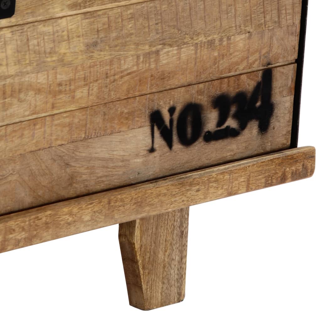 TV-bänk 120x30x40 cm massivt mangoträ