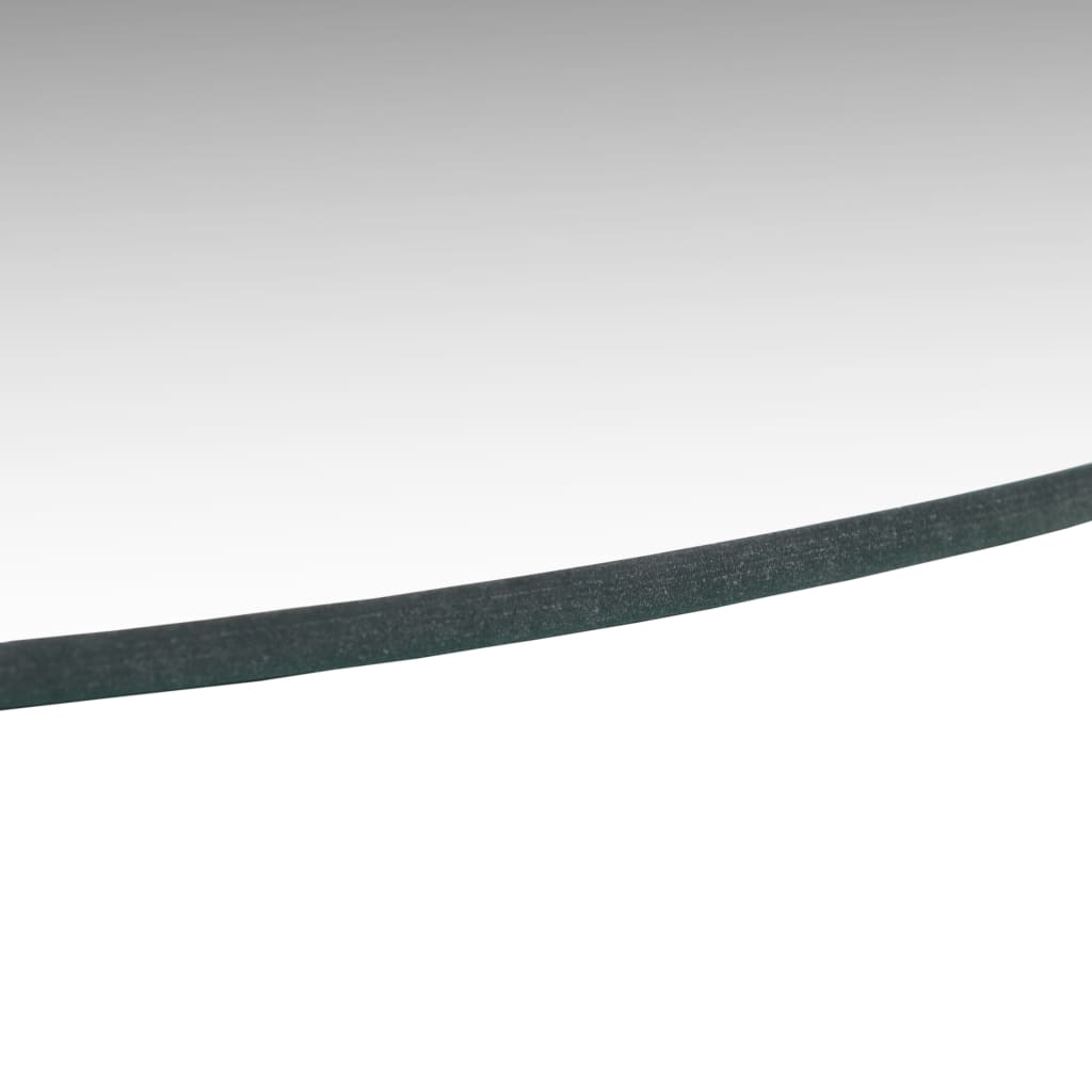 Väggspegel utan ram rund 80 cm glas
