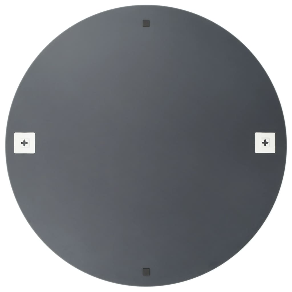 Väggspegel utan ram rund 90 cm glas