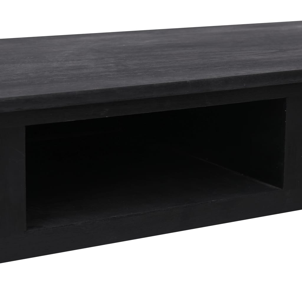 Avlastningsbord Konsollbord Svart 110x45x76 cm trä