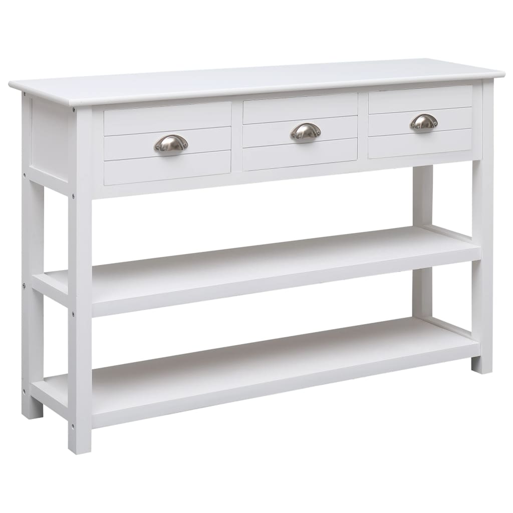 Skänk Vit 115x30x76 cm trä