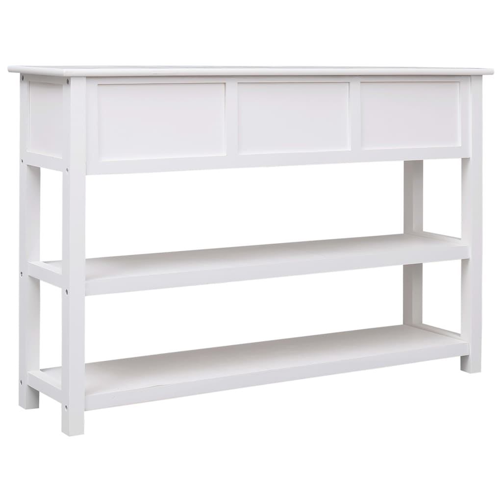 Skänk Vit 115x30x76 cm trä