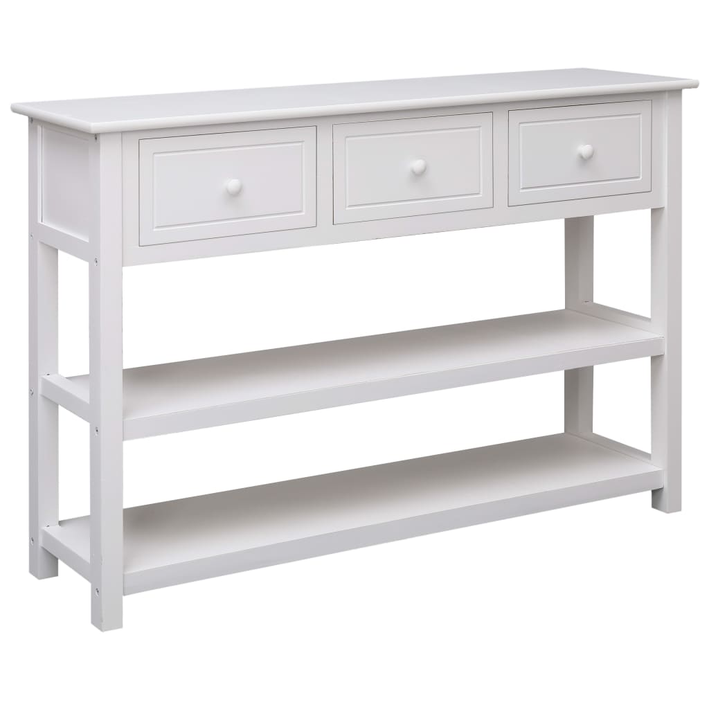 Skänk Vit 115x30x76 cm trä