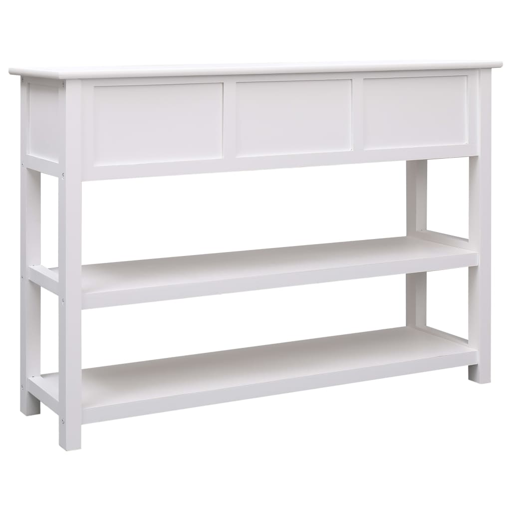 Skänk Vit 115x30x76 cm trä