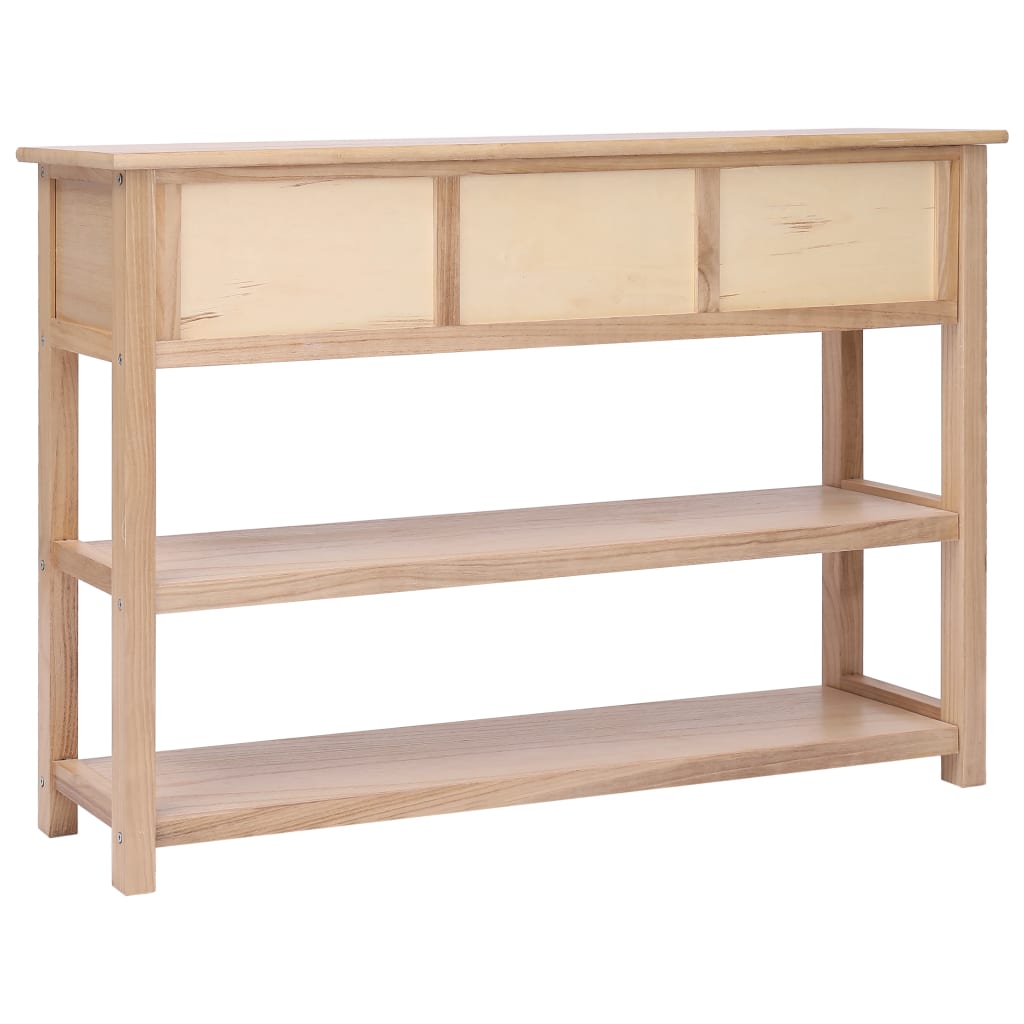 Skänk Trä naturlig 115x30x76 cm trä