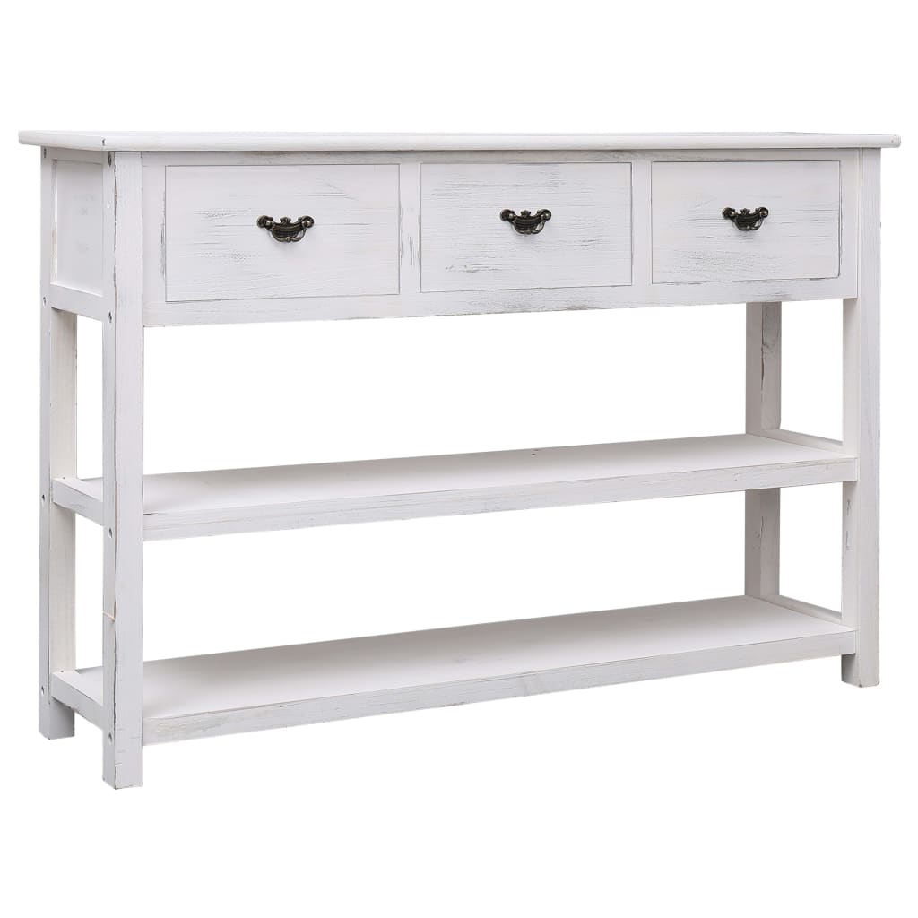 Skänk Vit 115x30x76 cm trä