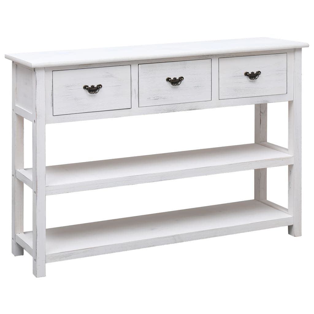 Skänk Vit 115x30x76 cm trä