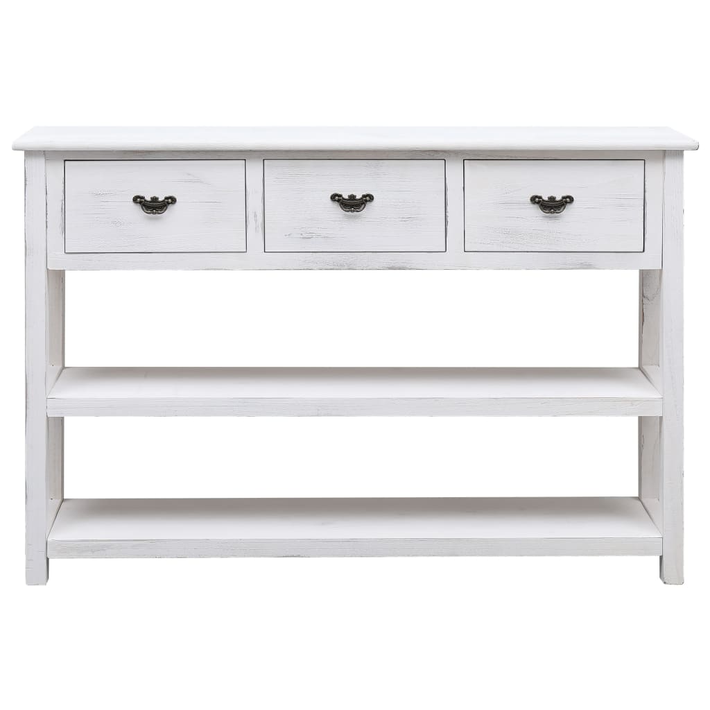 Skänk Vit 115x30x76 cm trä