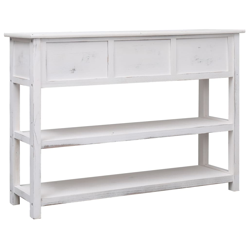 Skänk Vit 115x30x76 cm trä