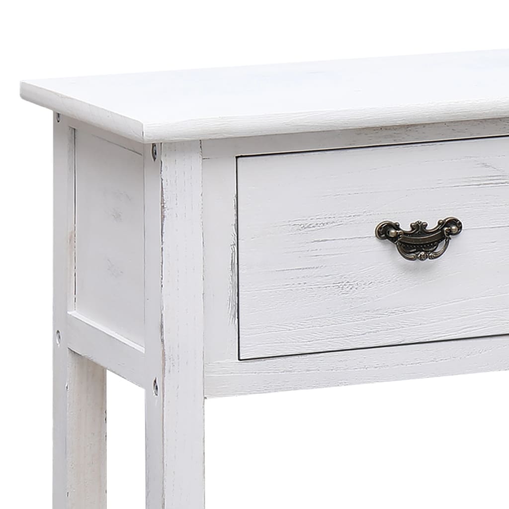 Skänk Vit 115x30x76 cm trä