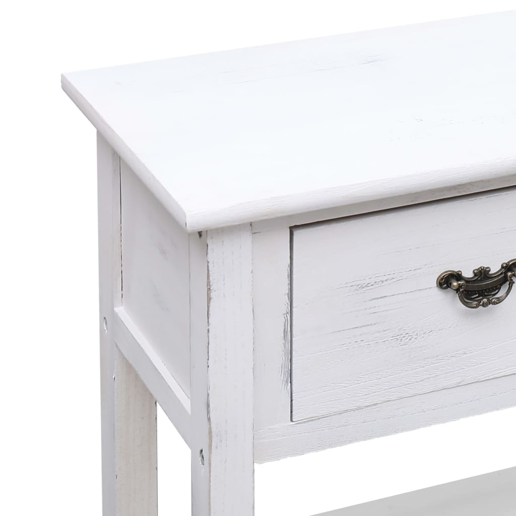 Skänk Vit 115x30x76 cm trä