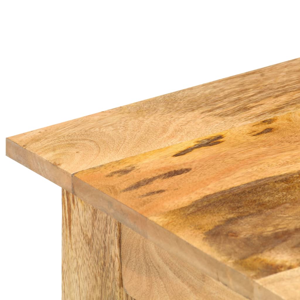 Sidobord Trä 43x43x40 cm massivt mangoträ