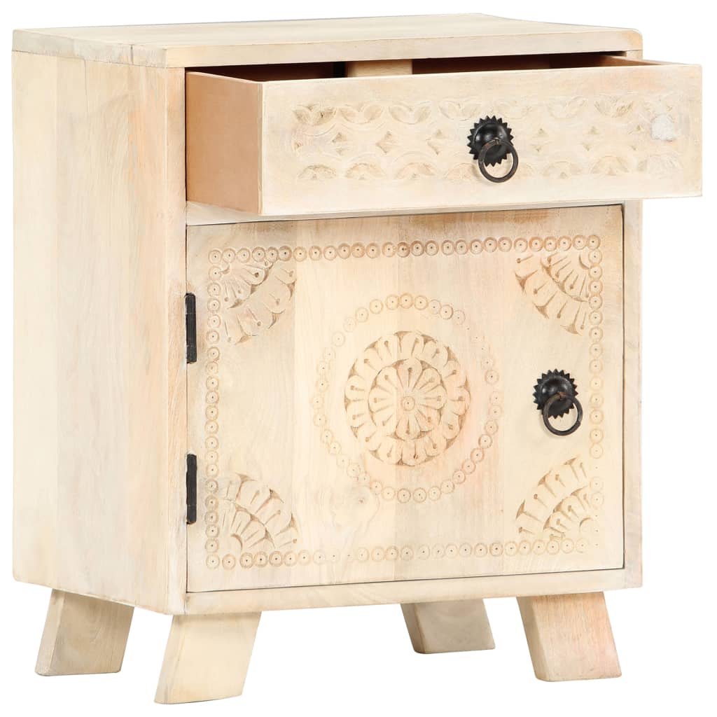 Sängbord 40x30x50 cm massivt mangoträ