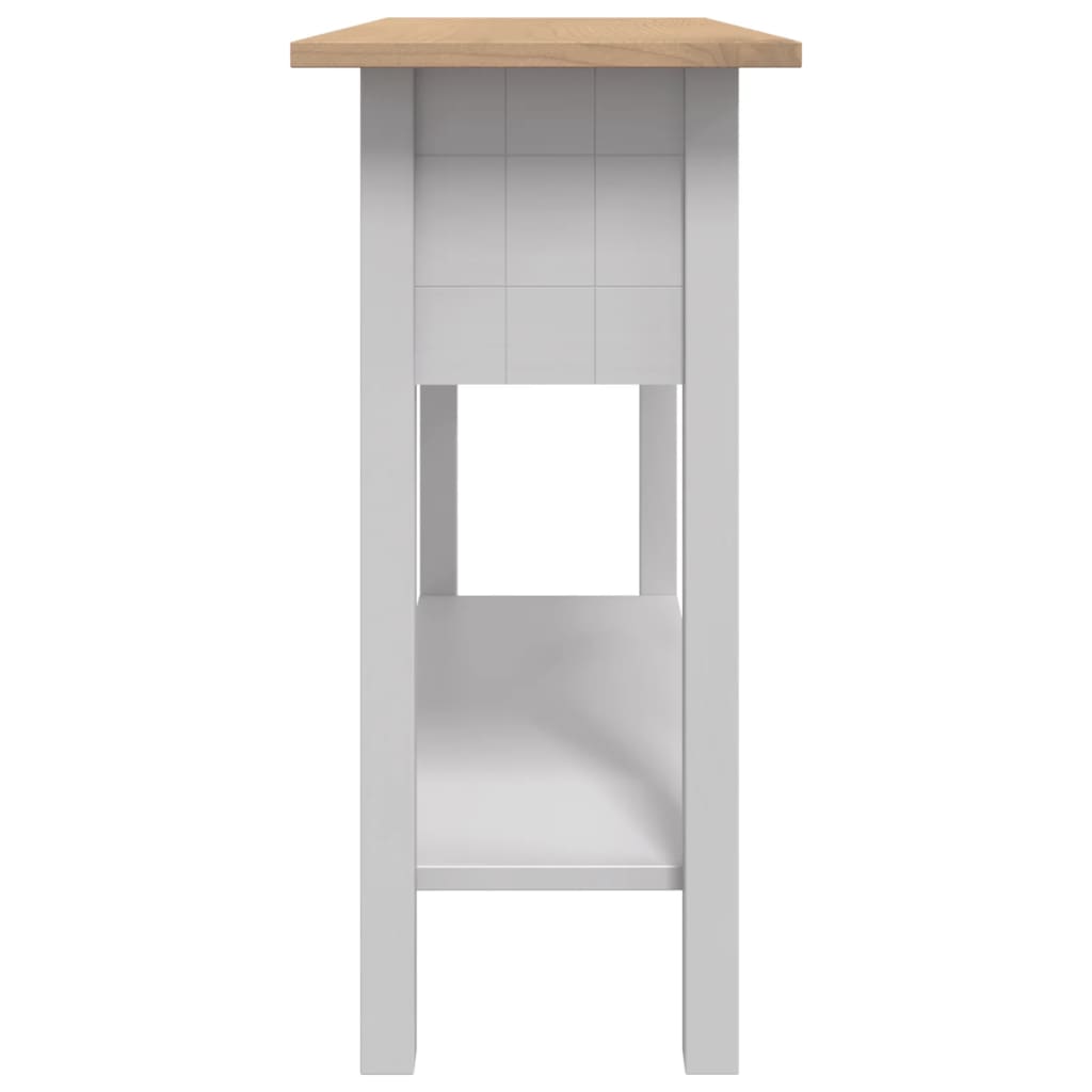 Avlastningsbord Konsollbord Grå mexikansk Coronastil furu 90x34,5x73 cm