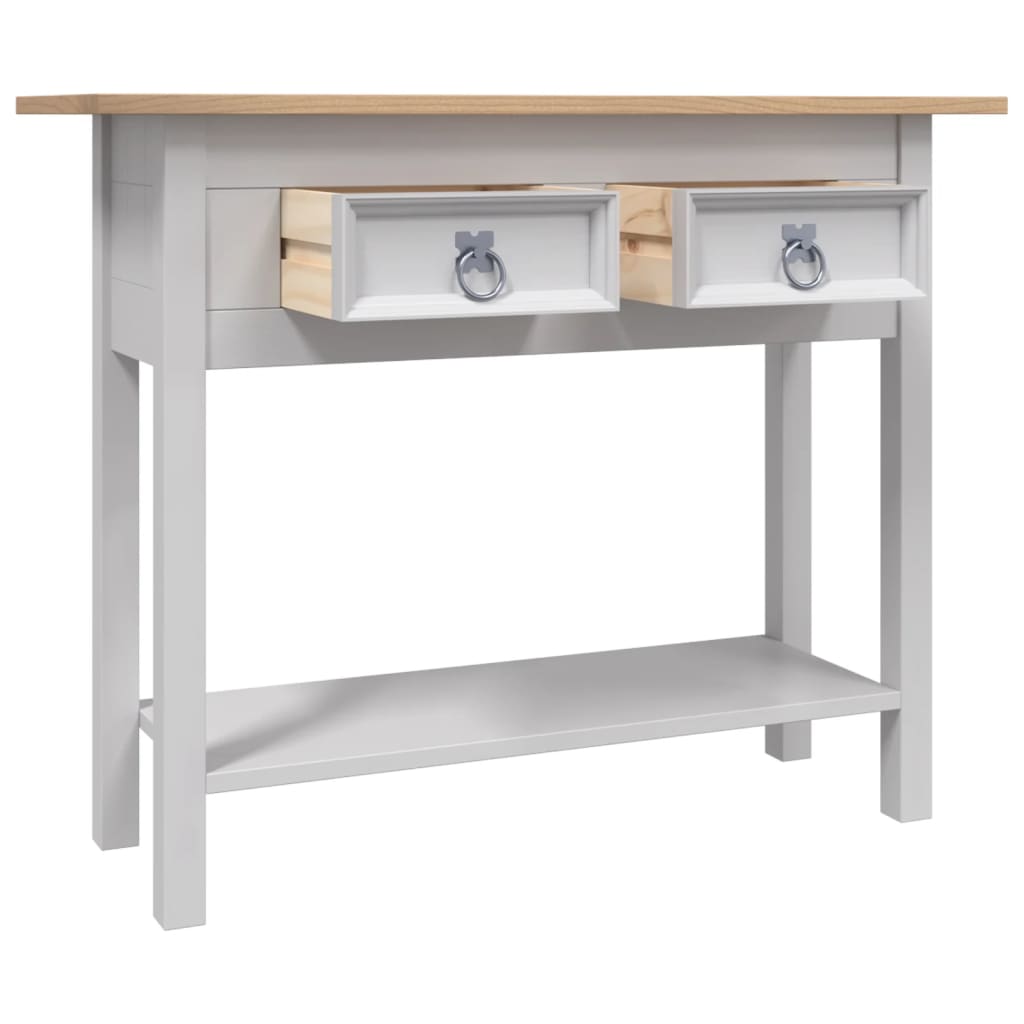 Avlastningsbord Konsollbord Grå mexikansk Coronastil furu 90x34,5x73 cm
