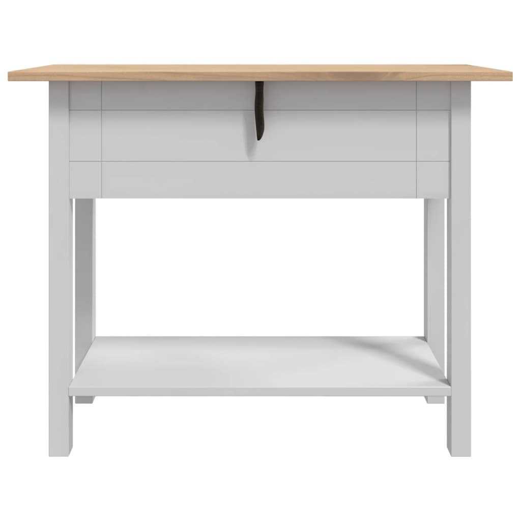 Avlastningsbord Konsollbord Grå mexikansk Coronastil furu 90x34,5x73 cm