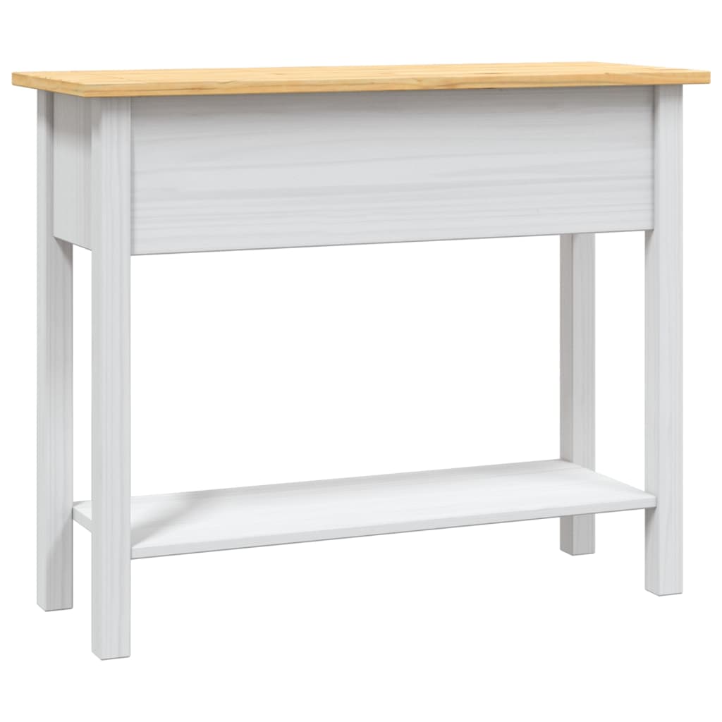 Avlastningsbord Konsollbord Vit mexikansk Coronastil furu 90x34,5x73 cm