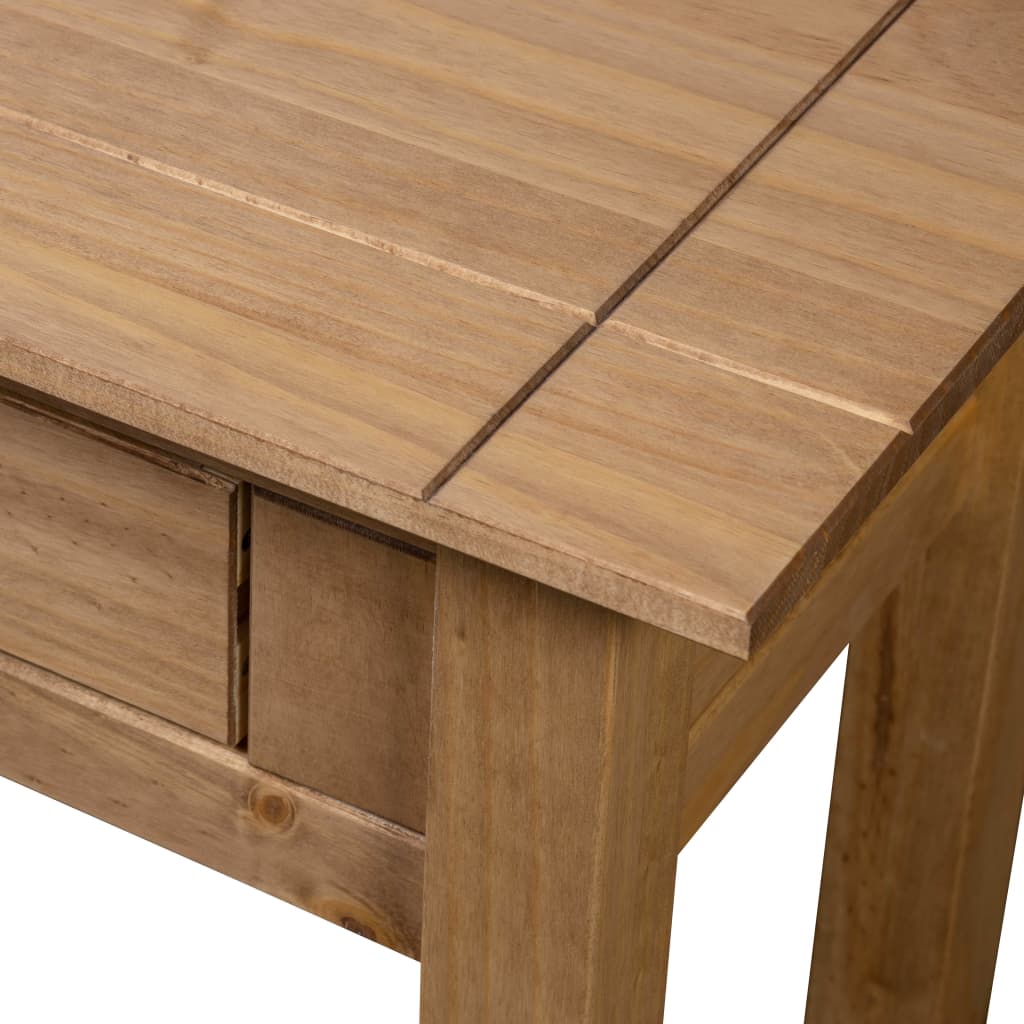 Avlastningsbord Konsolbord Trä 110x40x72 cm massiv furu panama