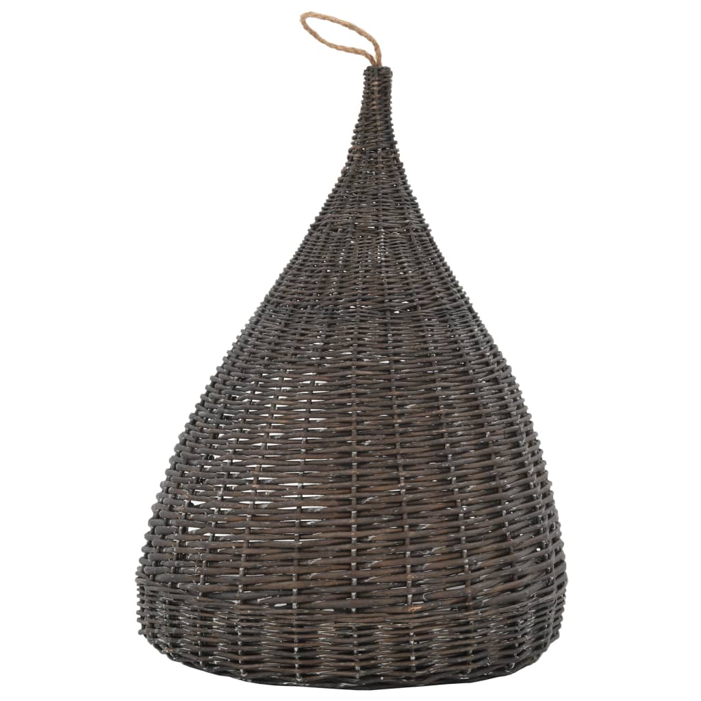 Kattmöbel Kattkoja med dyna Grå 40x60 cm naturlig pil tipi