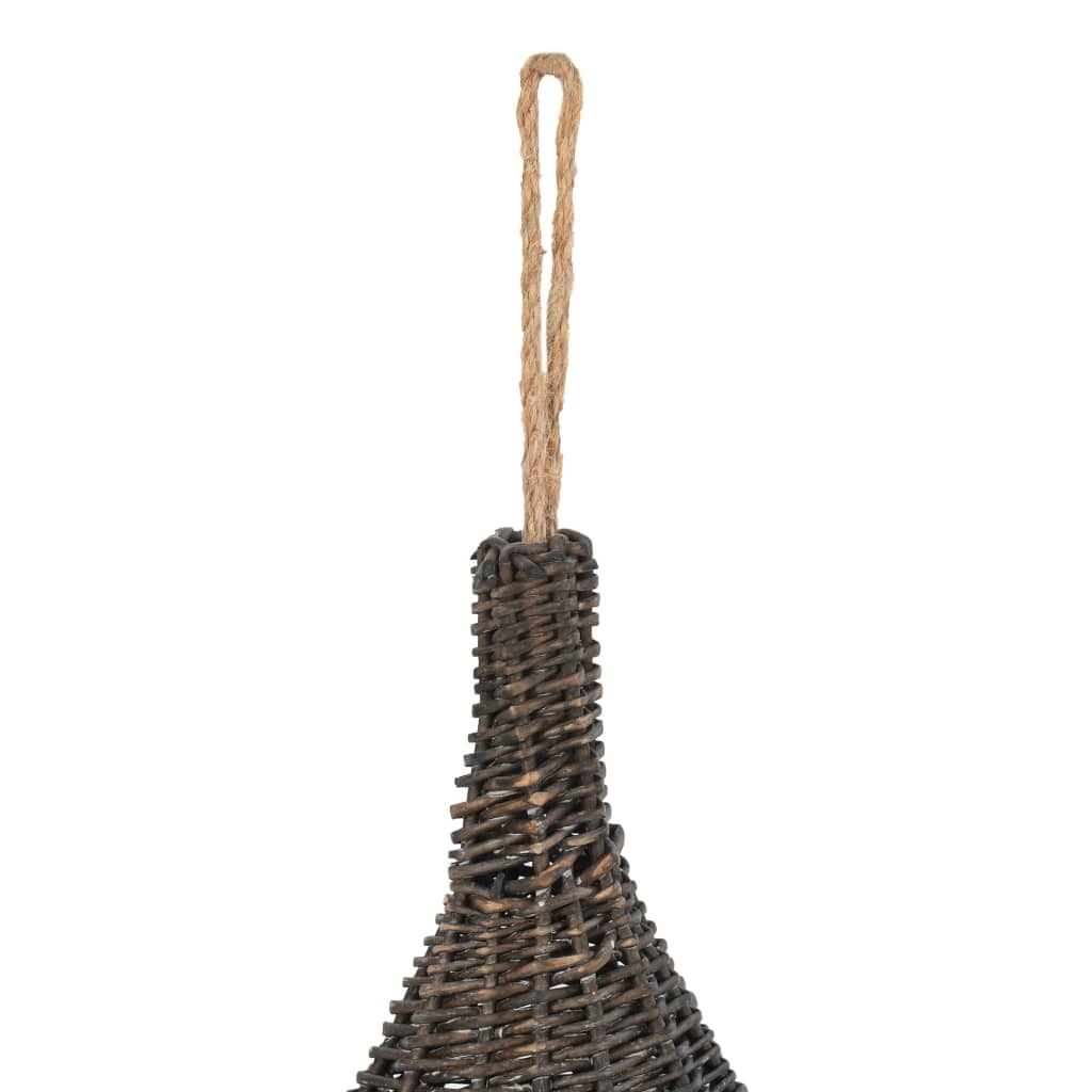 Kattmöbel Kattkoja med dyna Grå 40x60 cm naturlig pil tipi