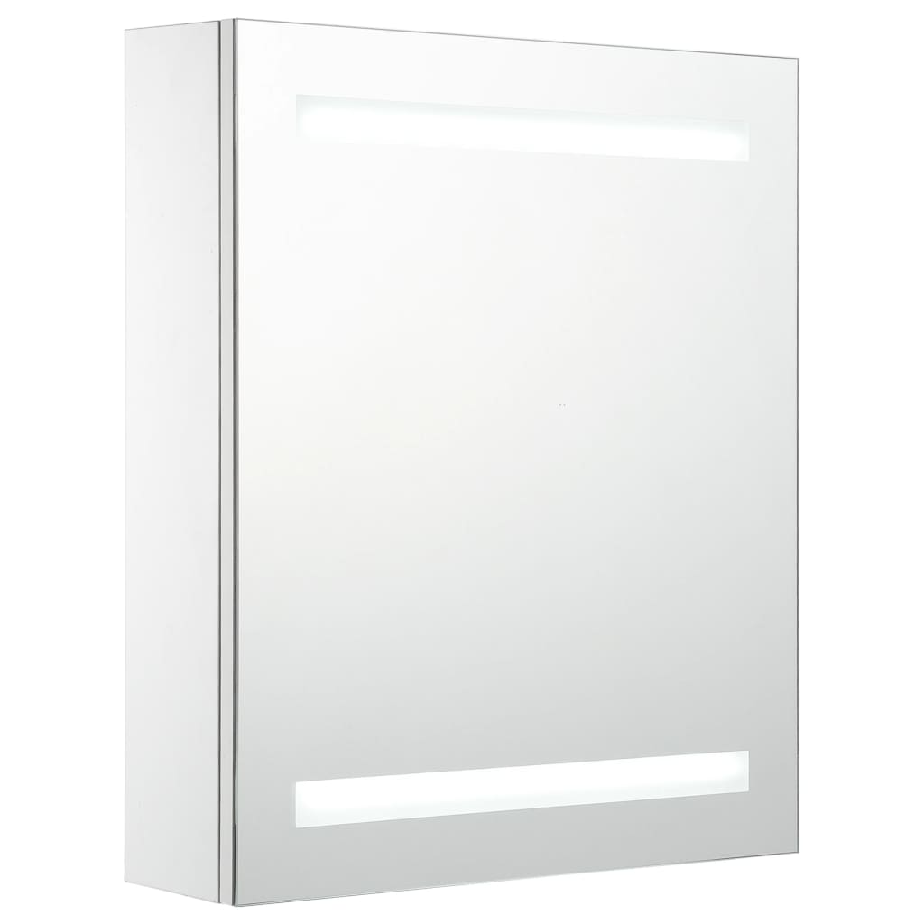Badrumsspegel Spegelskåp LED 50x13,5x60 cm