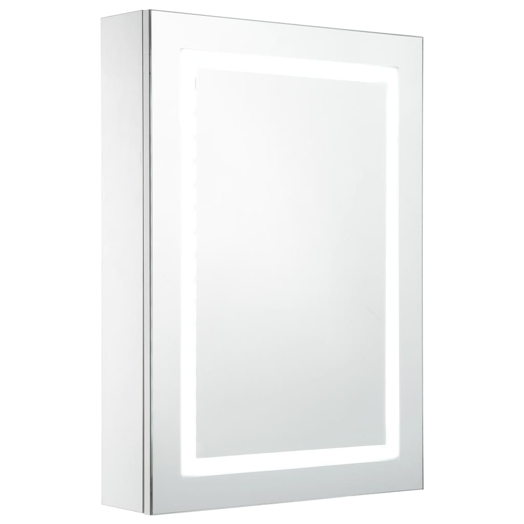 Badrumsspegel Spegelskåp LED 50x13x70 cm