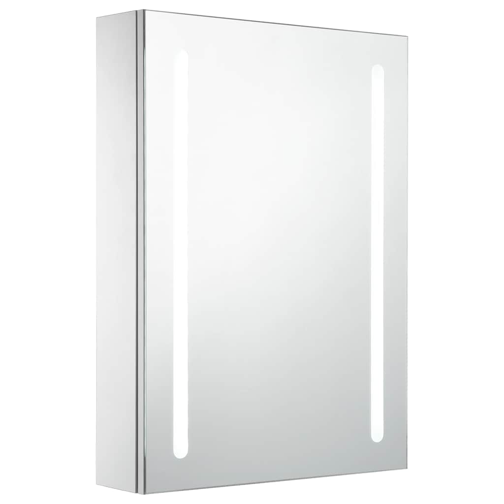 Badrumsspegel Spegelskåp LED 50x13x70 cm