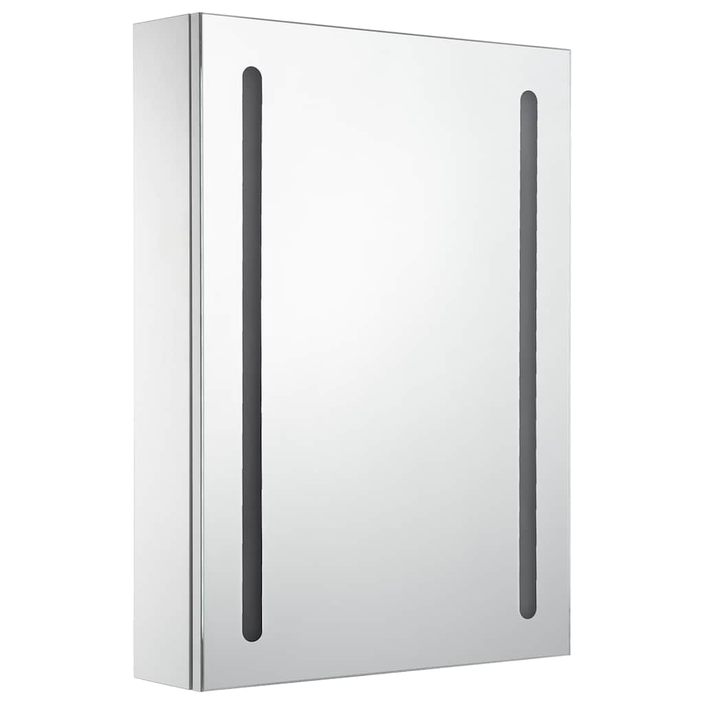 Badrumsspegel Spegelskåp LED 50x13x70 cm