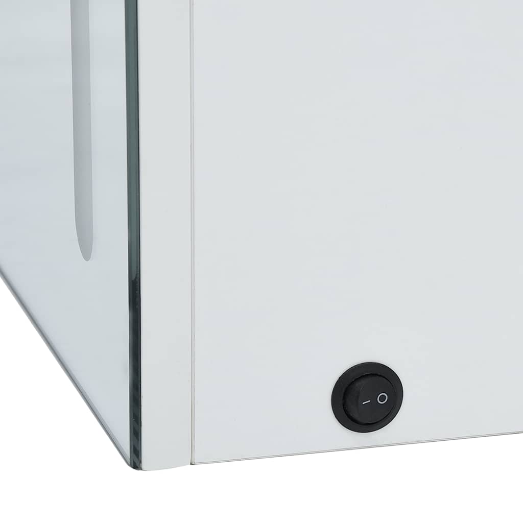 Badrumsspegel Spegelskåp LED 50x13x70 cm