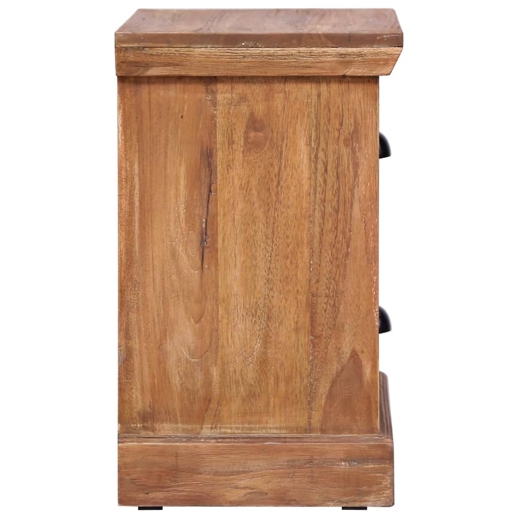 Sängbord Nattduksbord Trä 40x30x50 cm massiv teak