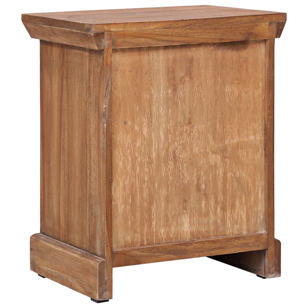 Sängbord Nattduksbord Trä 40x30x50 cm massiv teak