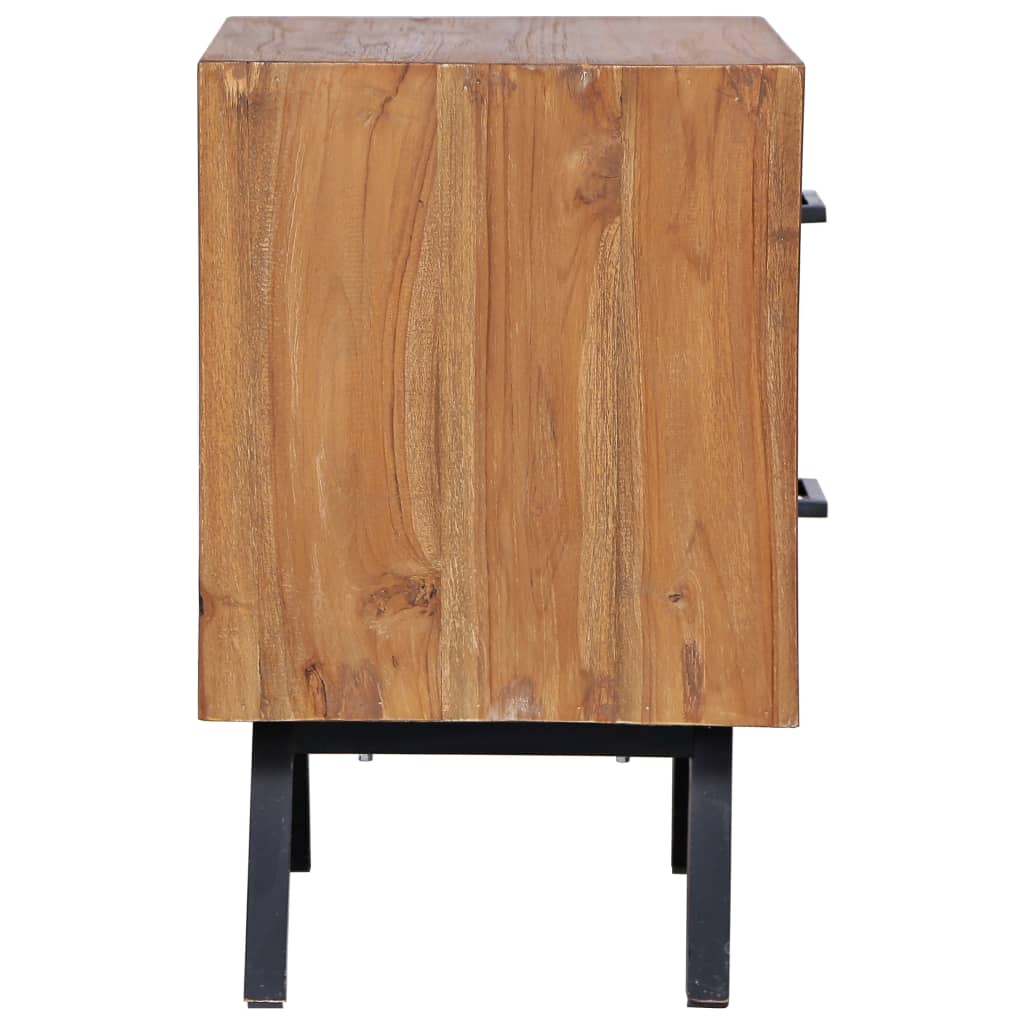 Sängbord 40x35x55 cm massiv teak