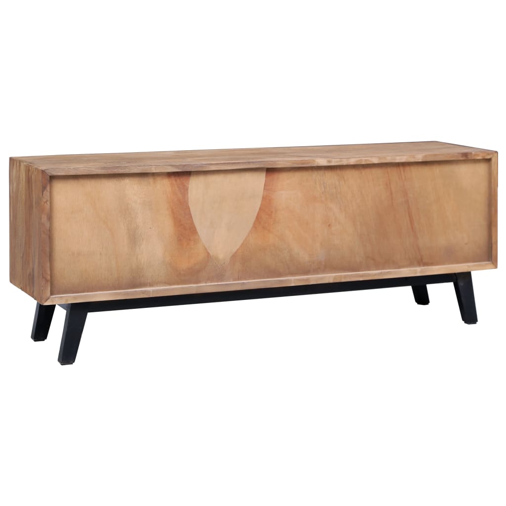 TV-bänk 120x30x45 cm massiv teak