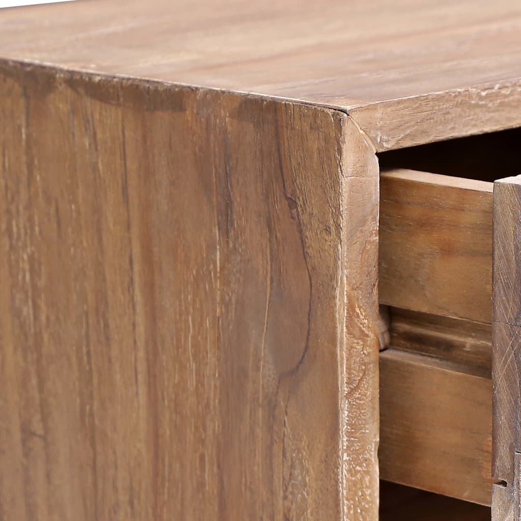 TV-bänk 120x30x45 cm massiv teak