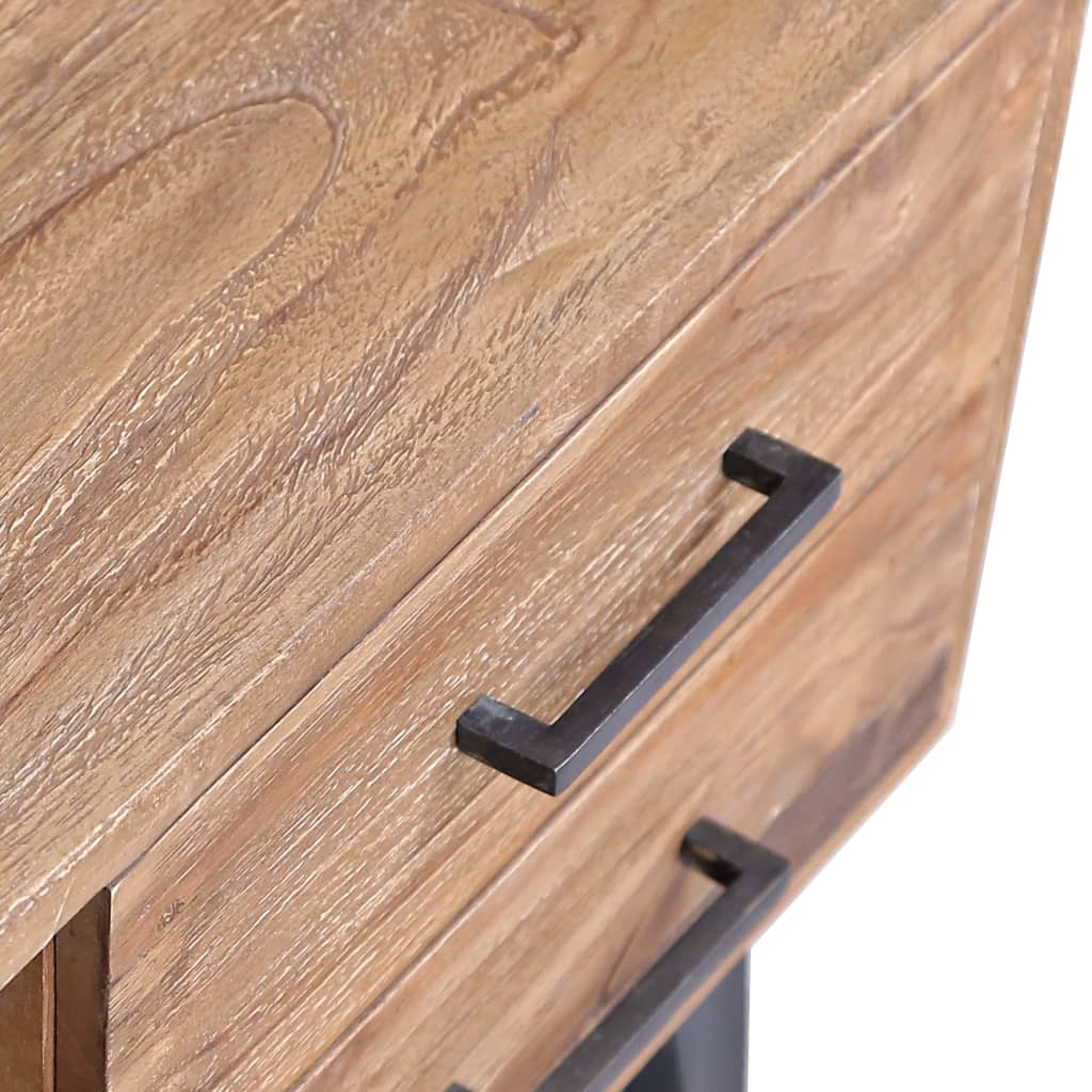 TV-bänk 120x30x45 cm massiv teak