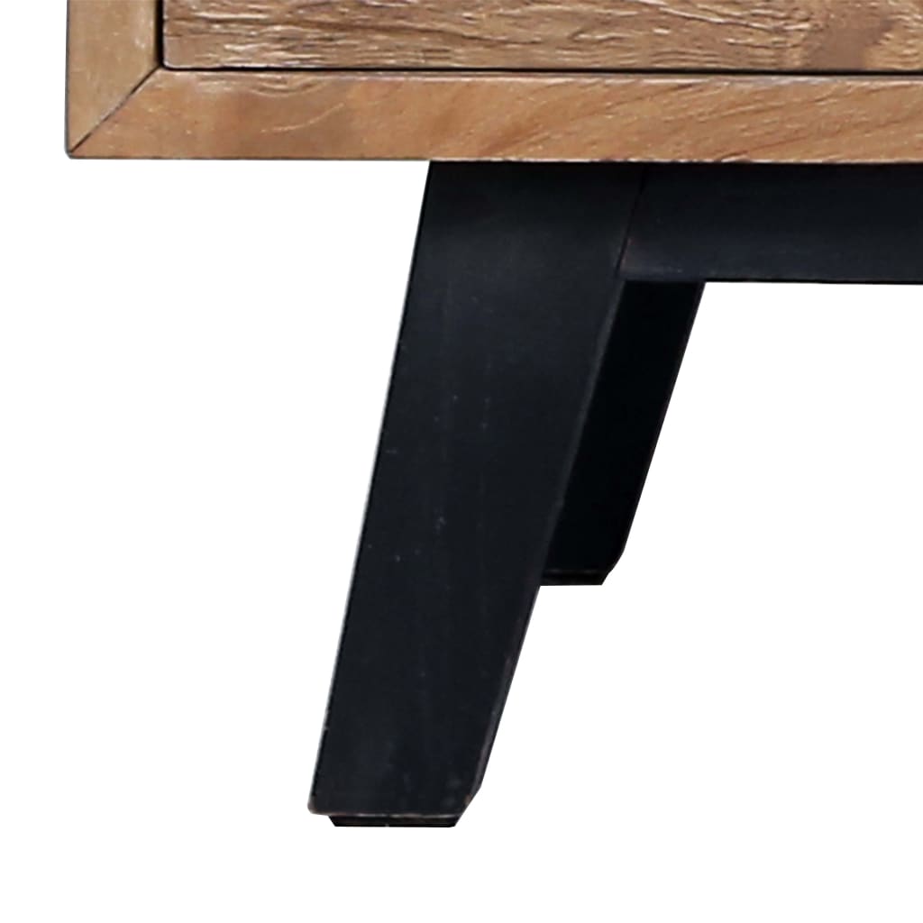 TV-bänk 120x30x45 cm massiv teak