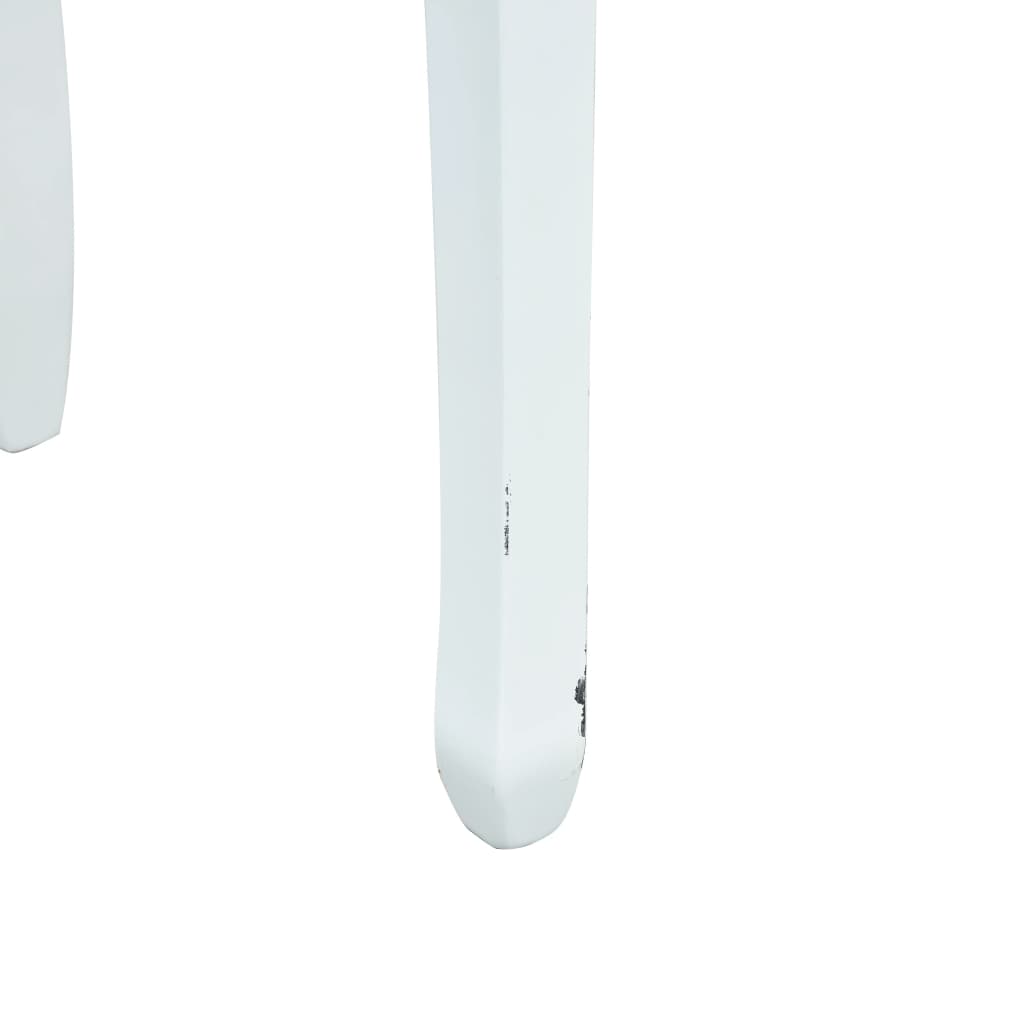 Avlastningsbord Konsollbord Vit 80x40x74 cm trä