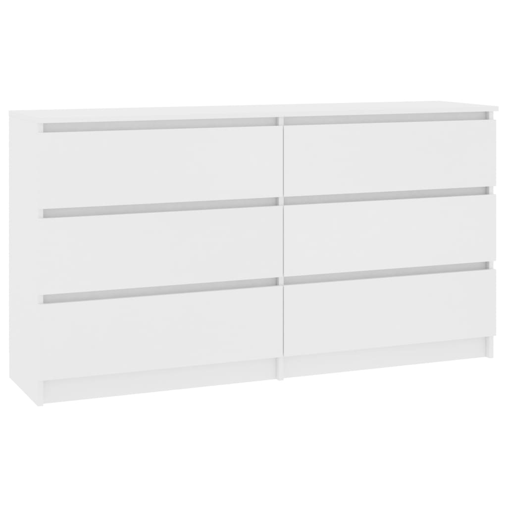 Skänk Vit 140x35x76 cm