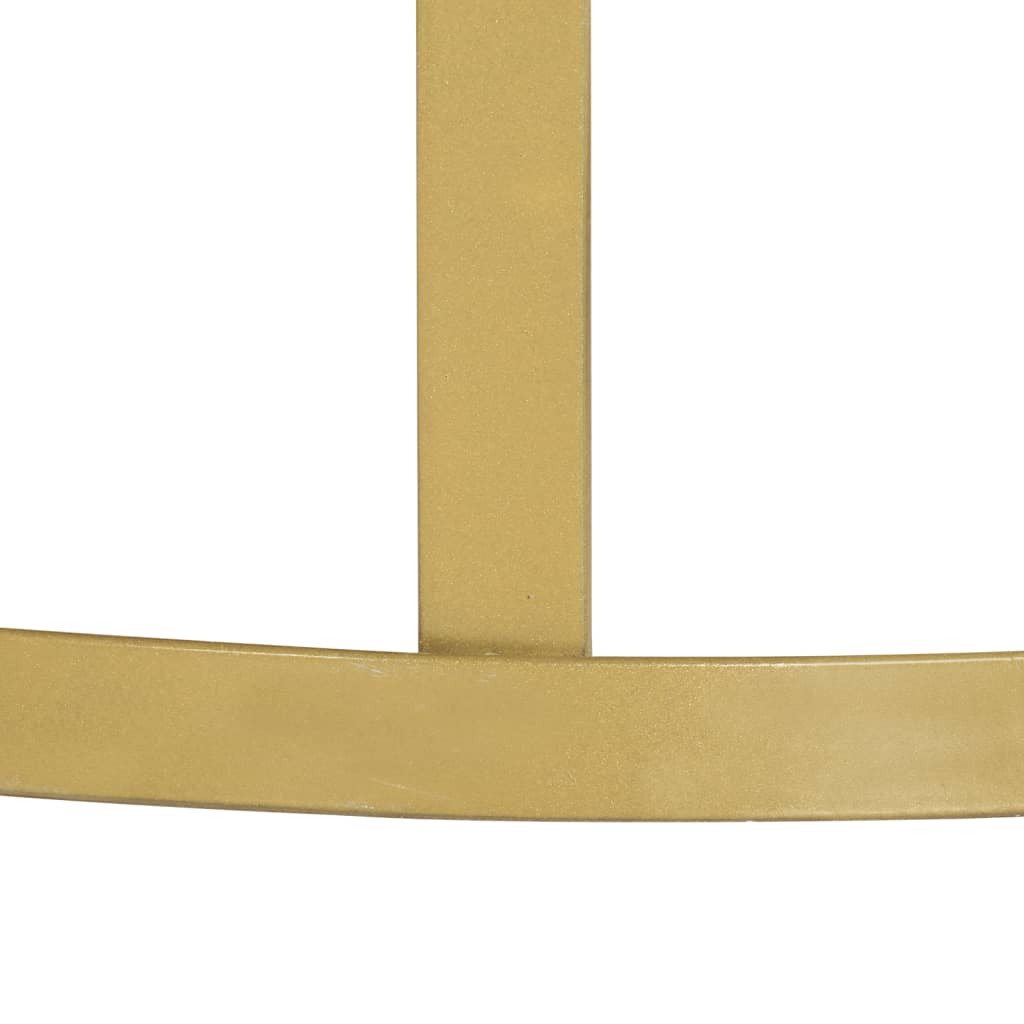 Soffbord Vit 2 st marmor mässing