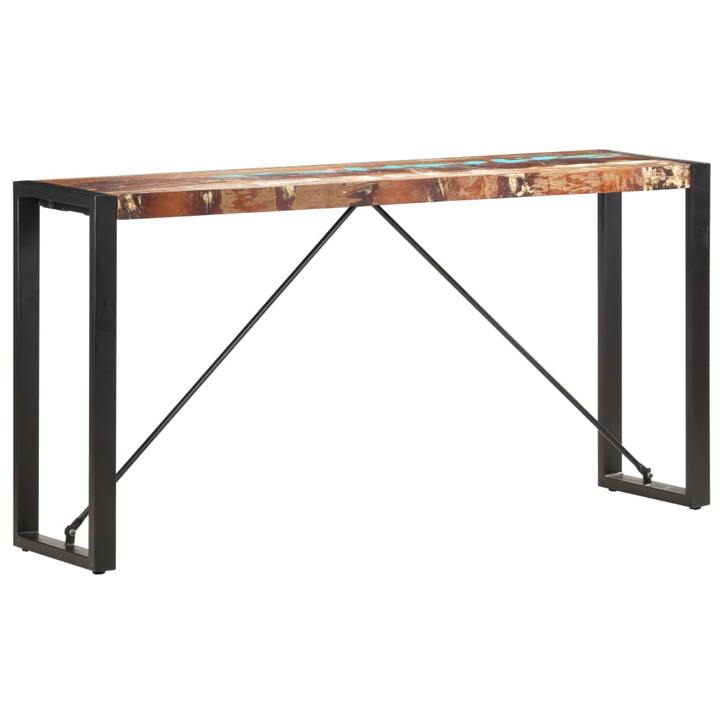 Avlastningsbord Konsollbord Trä 150x35x76 cm massivt återvunnet trä
