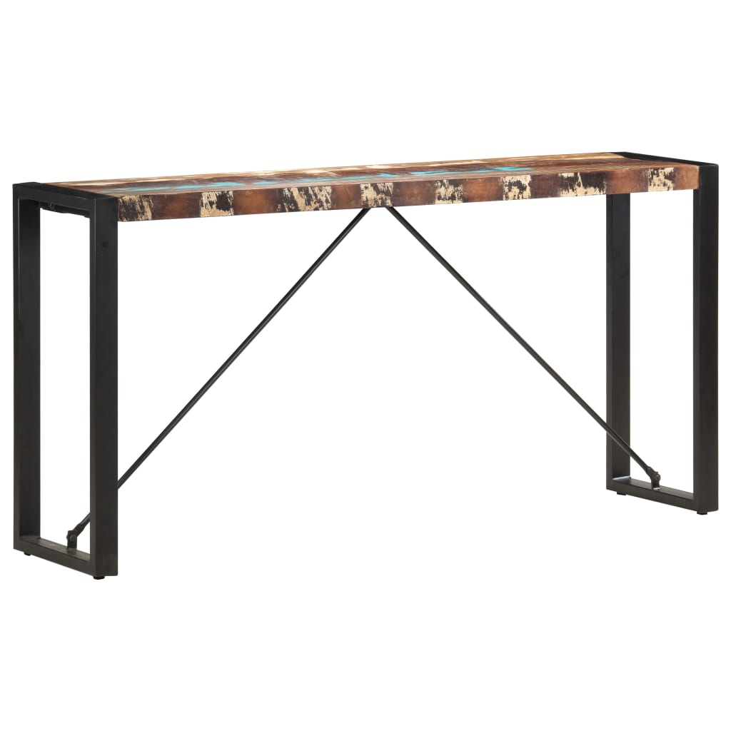 Avlastningsbord Konsollbord Trä 150x35x76 cm massivt återvunnet trä