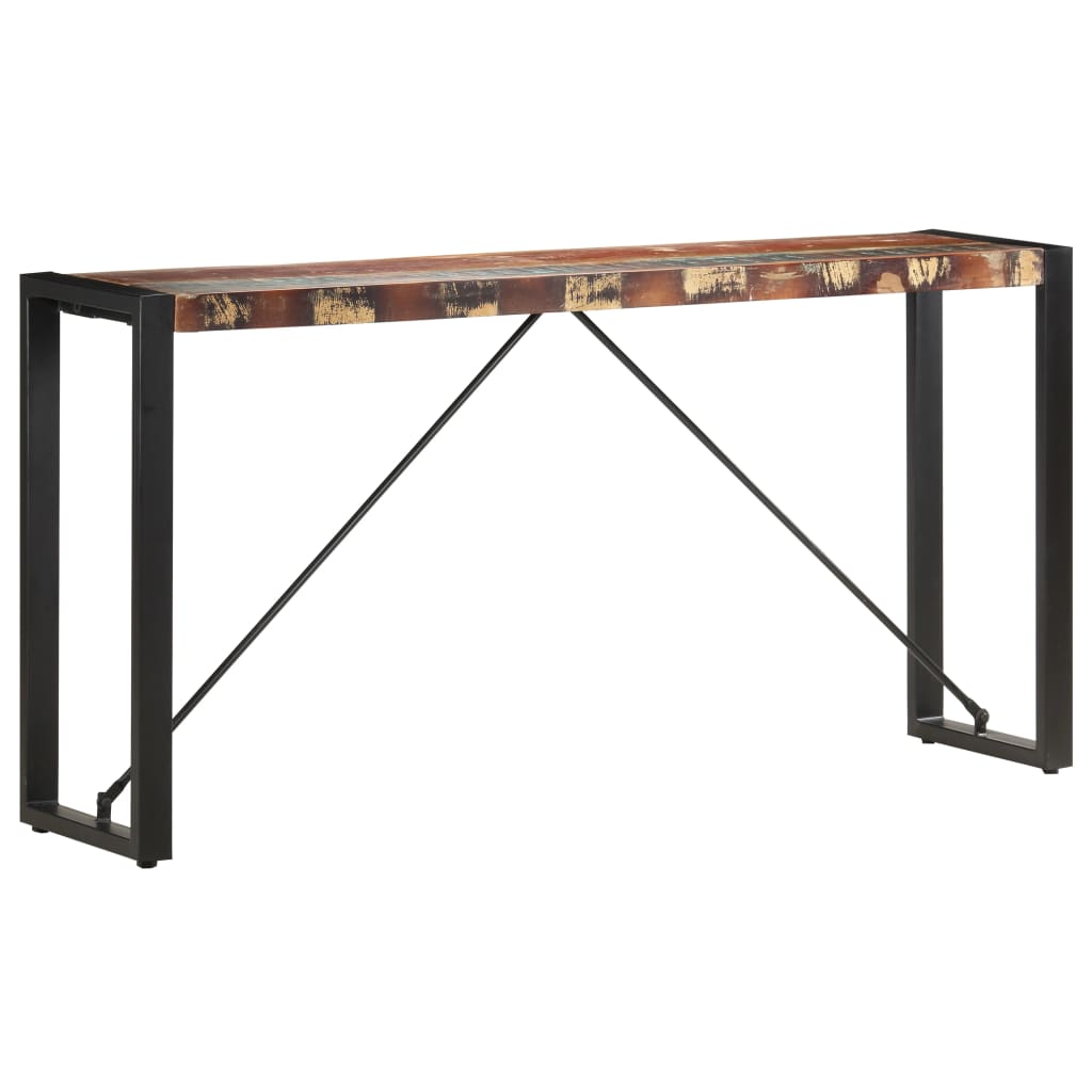 Avlastningsbord Konsollbord Trä 150x35x76 cm massivt återvunnet trä